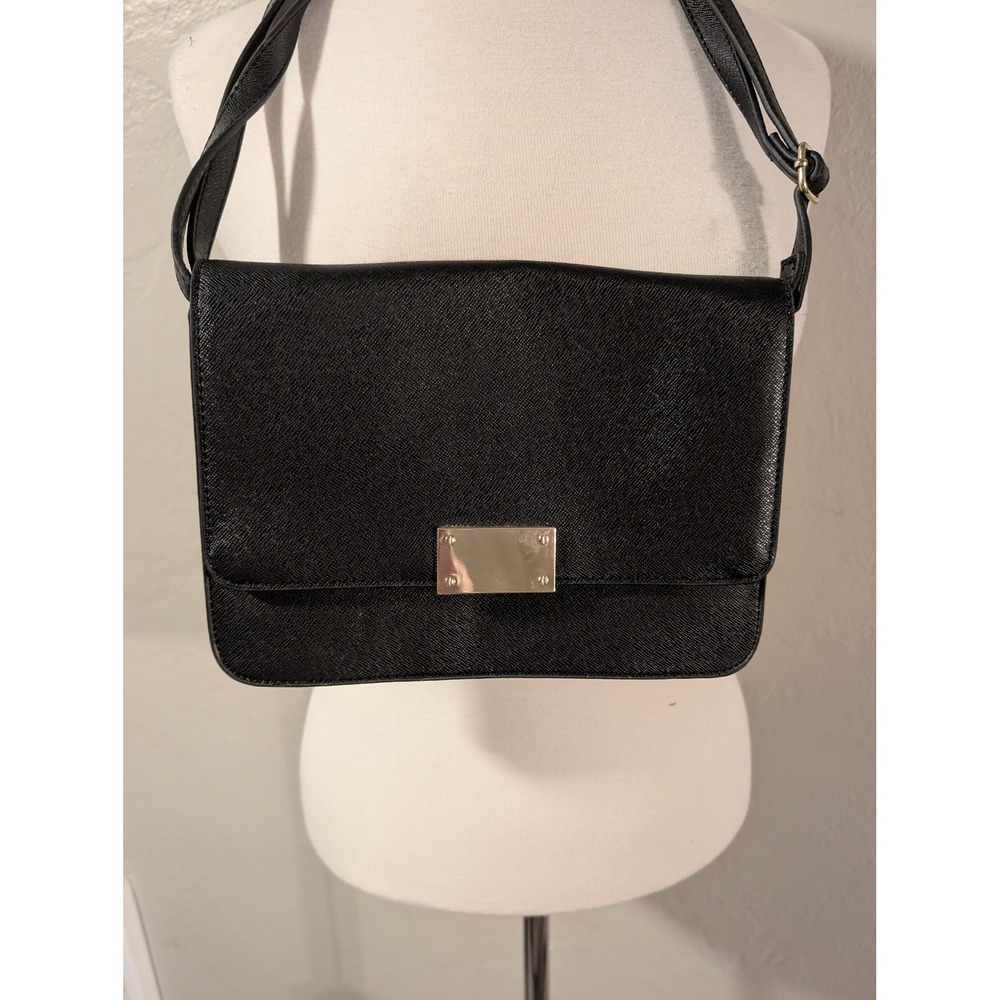 Black Simple shoulder purse‎